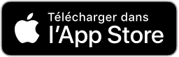 Télécharger l’application en cliquant sur le badge App Store